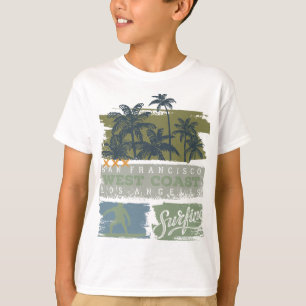 Camiseta Surfe na Costa Oeste da Califórnia
