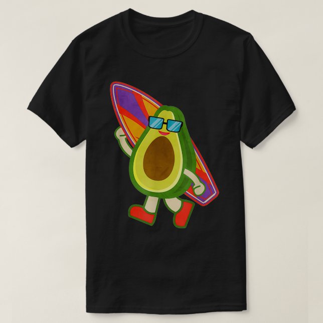 Camiseta Surfe no Avocado 5 (Frente do Design)