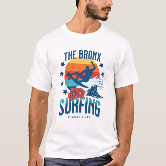 Camiseta Surfe no Bronx - Orchard Beach (Frente)