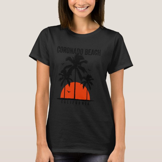 Camiseta Surfe no Coronado Beach California (Frente)
