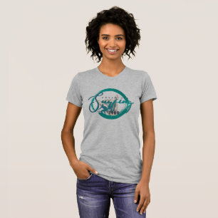 Camiseta Surfe no Esporte Ajustado fino feminino