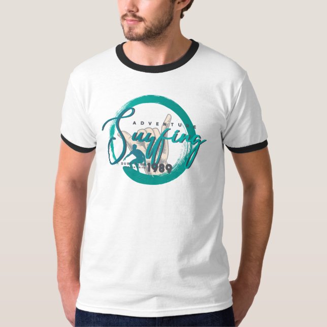 Camiseta Surfe no Esporte | Dedo masculino (Frente)