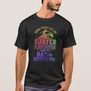 Camiseta Surfe no Pai de surfe do Pai de surfe do vagão D