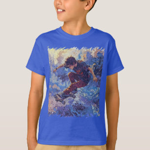 Camiseta Surfe no skate - Design do skate