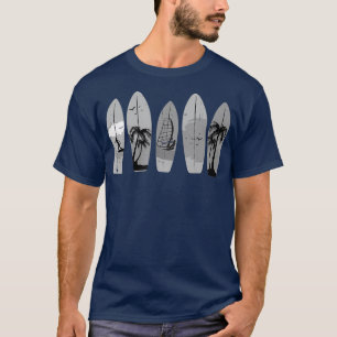 Camiseta Surfe no Surfboard Vintage Surfer Clássico