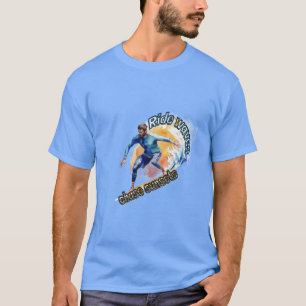 Camiseta Surfe: ondas de carona, persegue pôrs do sol.