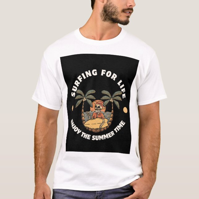 Camiseta Surfe para a Vida - Summer Vibes Tee (Frente)