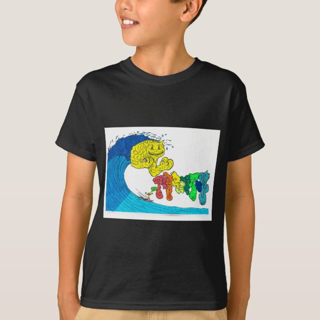 Camiseta surfe percentual (Frente)