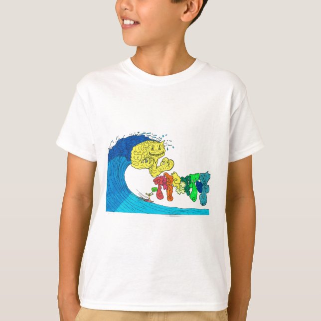 Camiseta surfe percentual (Frente)