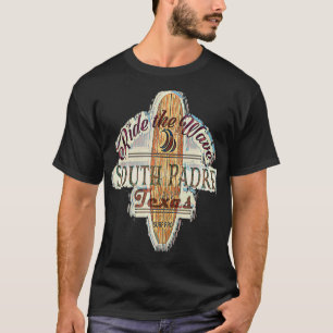 Camiseta Surfe, Surfboard, Palangre Distante No Lado Sul
