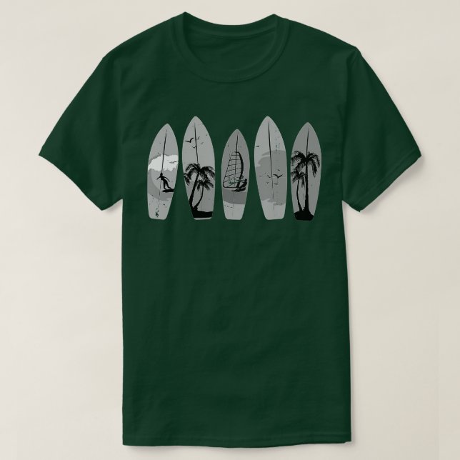 Camiseta Surfe Surfboard Vintage Retro Surfboarde Clássico (Frente do Design)