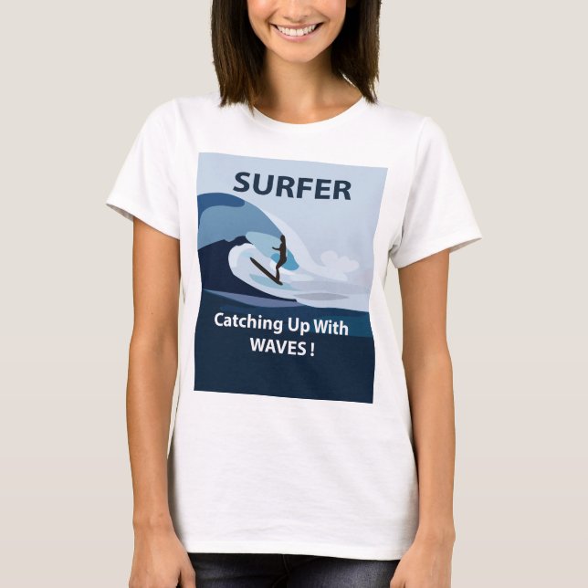 Camiseta Surfer Beach Surfing (Frente)