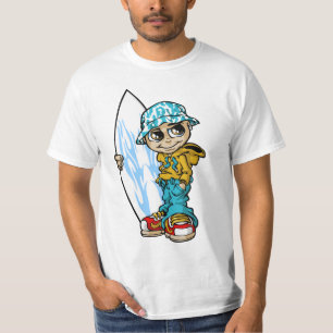 Camiseta Surfer boy and his board