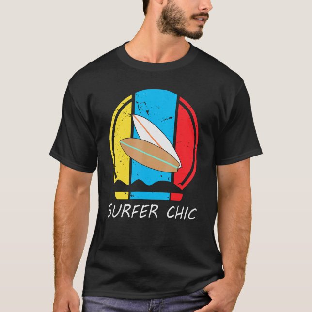 Camiseta Surfer Chic Love To Surf (Frente)