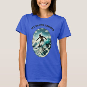 Camiseta Surfer de Navegação Vintage dirigindo um URM de On