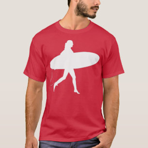 Camiseta Surfer feminino com surfboard