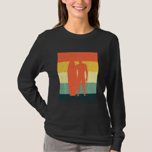 Camiseta Surfer legal Para Rapazes Retro Surfboard Beach Su