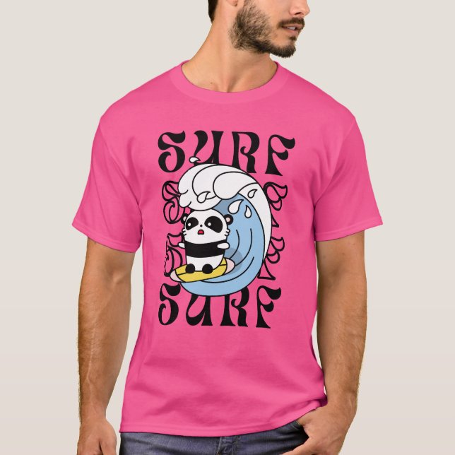 Camiseta Surfer Panda (Frente)