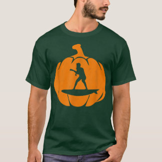 Camiseta Surfer Pumpkin do Dia das Bruxas