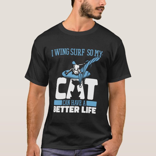 Camiseta Surfer Wing Surfer Foil Wing Surfing (Frente)