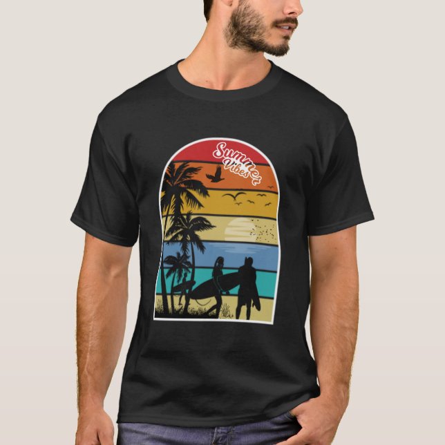 Camiseta Surfer's Paradise Sunset (Frente)