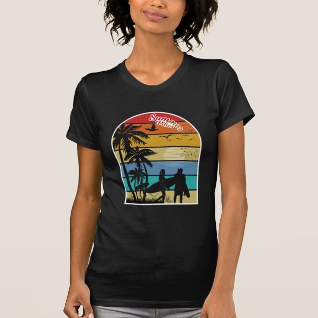 Camiseta Surfer's Paradise Sunset (Frente)