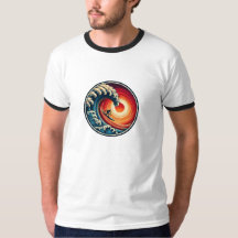 Camiseta Surfer's Sunset Wave