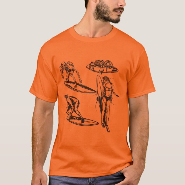 Camiseta Surfers Vintage Surf (Frente)