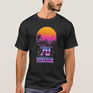 Camiseta Surfing 1970 Pacific Ocean Sunset 70 hoje 70