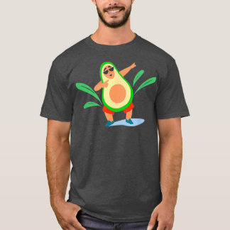 Camiseta Surfing Avocado Funny Avocado Vegan