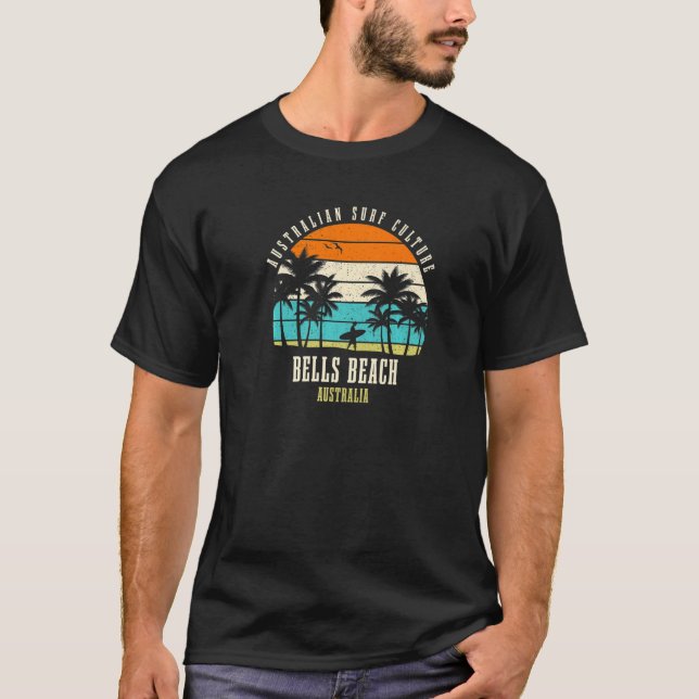 Camiseta Surfing Bells Beach Australia Australian Surf Cult (Frente)