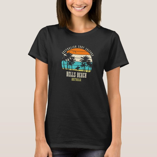 Camiseta Surfing Bells Beach Australia Australian Surf Cult (Frente)