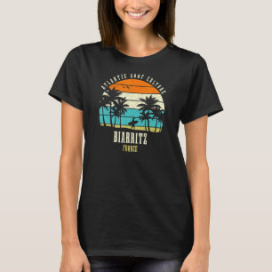Camiseta Surfing Biarritz França Surf do Atlântico