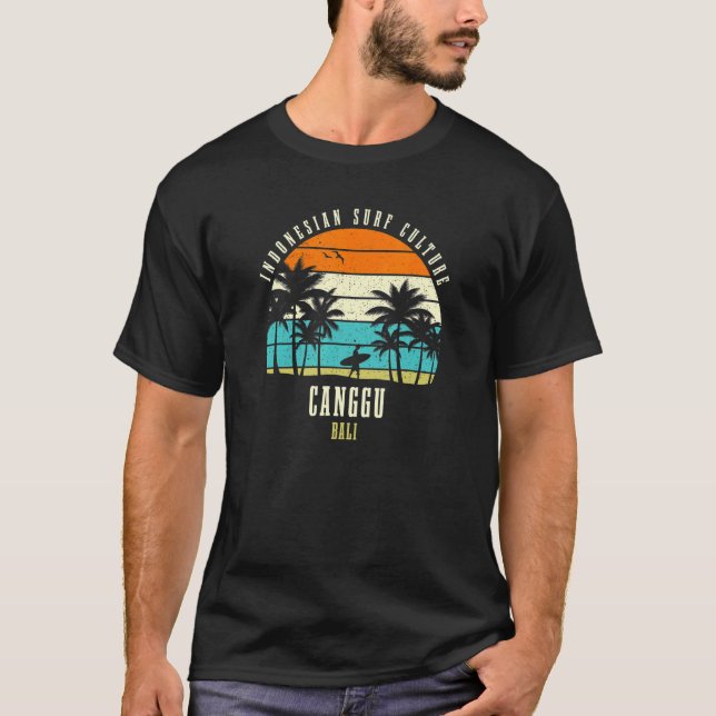 Camiseta Surfing Canggu Bali - Cultura Surf indonésia (Frente)