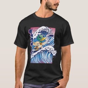 Camiseta Surfing Duck Vaporwave Legal Retro Divertido Estra