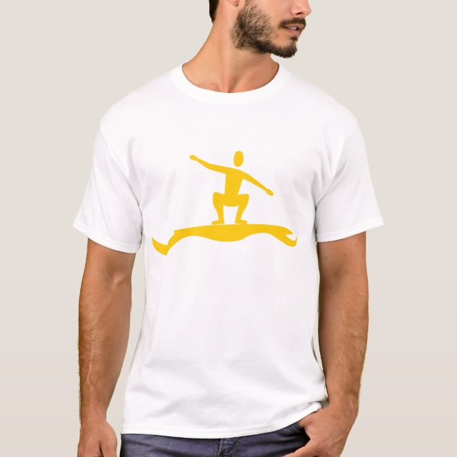Camiseta Surfing Figure - Amber (Frente)