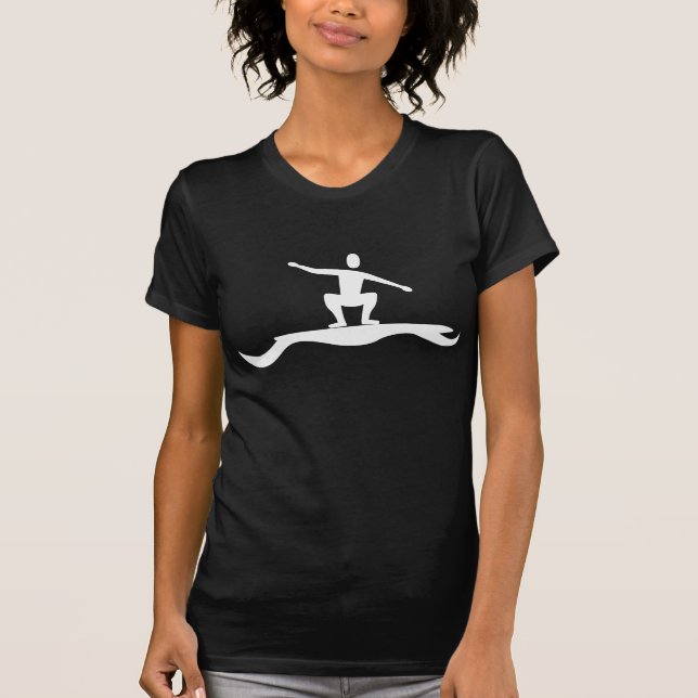 Camiseta Surfing Figure - White (Frente)