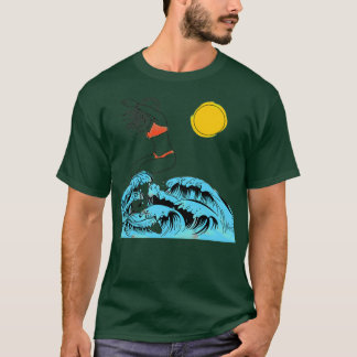 Camiseta Surfing Girl