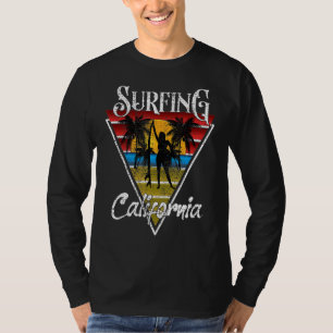 Camiseta Surfing Girl California Beaches Cali Beach Bu Surf