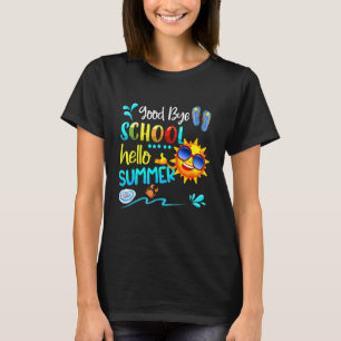 Camiseta Surfing Good Bye School Hello Summer Day