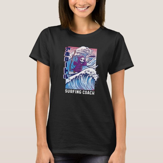 Camiseta Surfing Grim Reaper  Fun Surfer (Frente)
