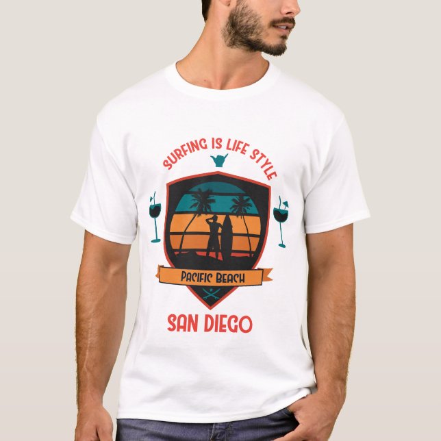 Camiseta Surfing is Life Style (Frente)