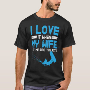 Camiseta Surfing Marido Kite Surfing Kitch