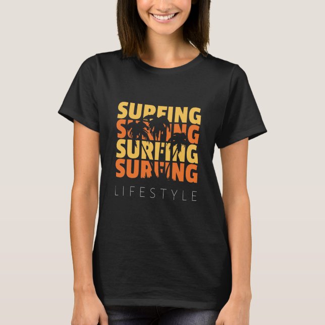 Camiseta Surfing no estilo de vida (Frente)