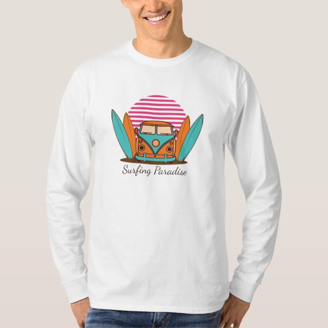 Camiseta Surfing Paradise (Frente)