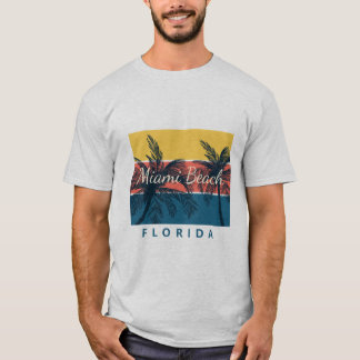 Camiseta Surfing Paradise Miami Beach Flórida