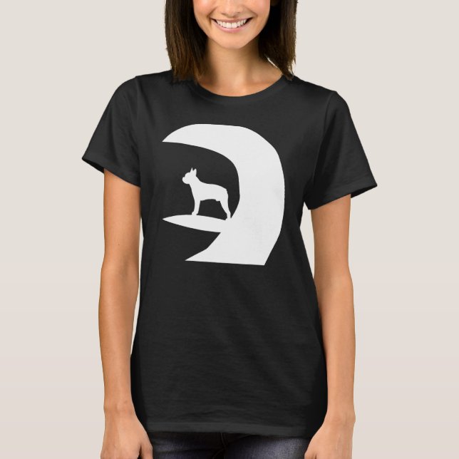 Camiseta Surfing Pug (Frente)