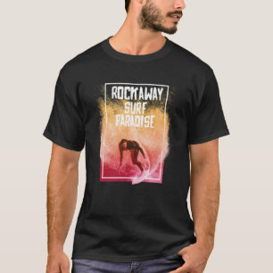 Camiseta Surfing Rockaway Beach Vacing New York Palm tree