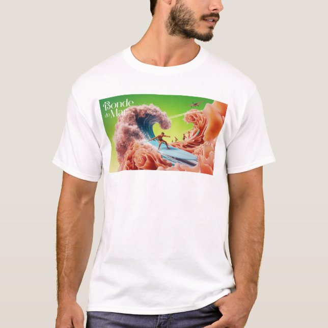 Camiseta Surfing with the Crowd - BD (Frente)