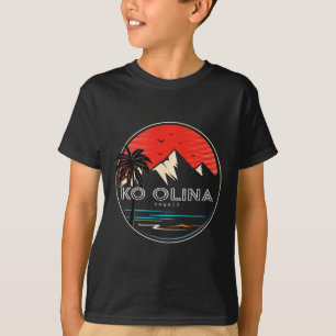 Camiseta Surfismo de Onda Retro Hawaii Ko Olina